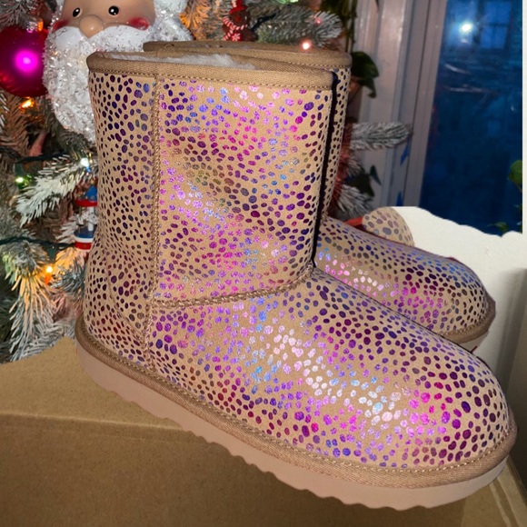 UGG Sparkle Leopard Boots